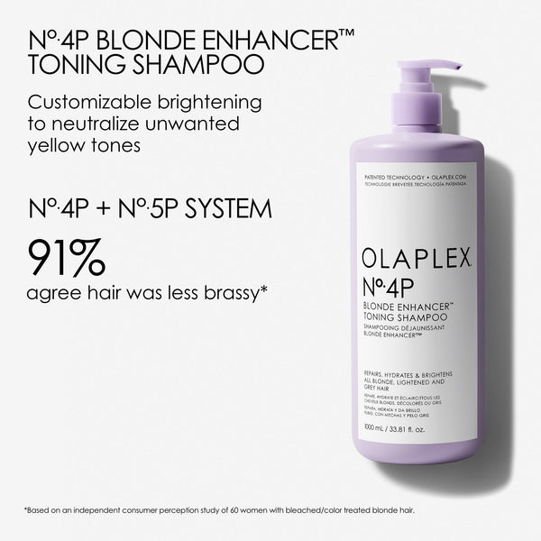 Nº.4P BLONDE ENHANCER™ TONING SHAMPOO LITER